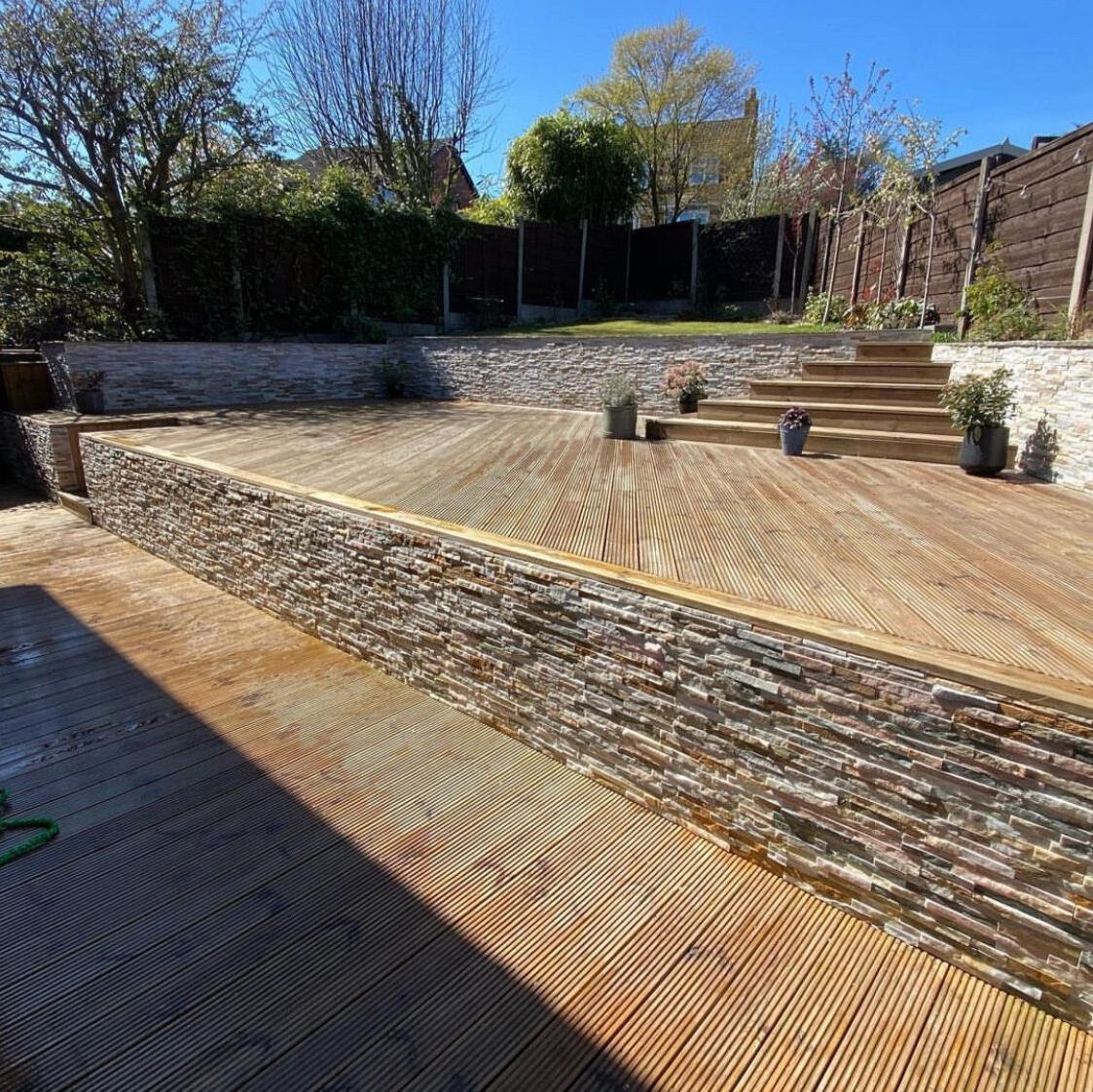 Garden decking